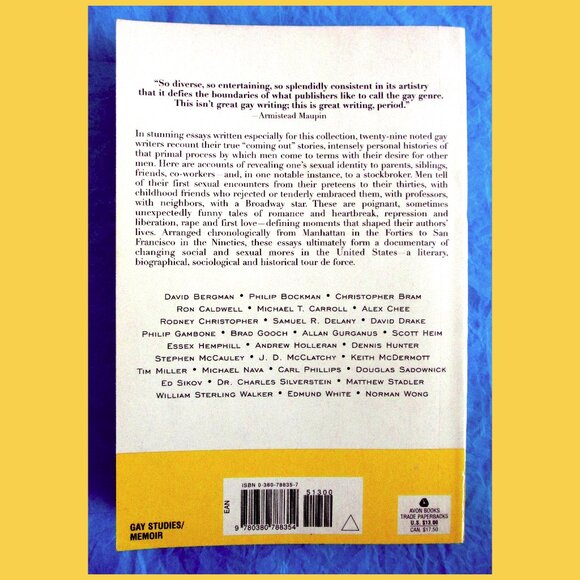 Book - Boys Like Us: Gay Writers Tell Their Coming Out Stories, ed Patrick Merla - Picture 15 of 15